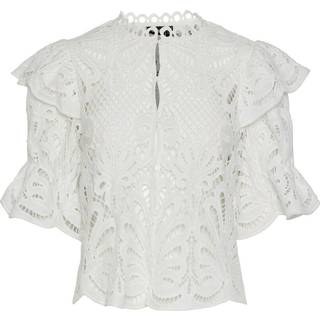 PIECES dame bluse PCLYKKE - Bright White - XS
