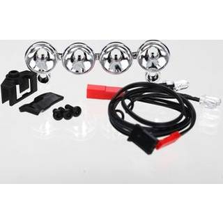 Traxxas 6784 LED lightbar (chrome, 4 clear)