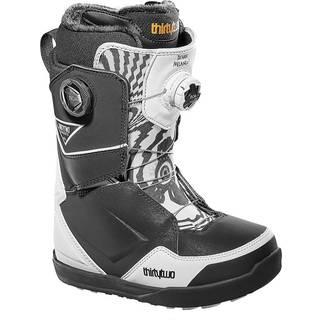 ThirtyTwo Lashed Double Boa Melancon 2024 Snowboardstøvler - 5.5 - black/white