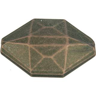 Acrylscheibe eckig-oval grün 36x26mm 3 Stück - Grün