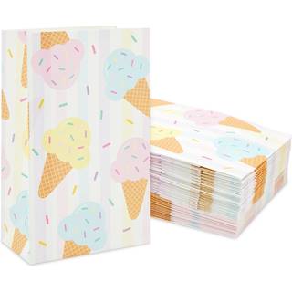 Blue Panda Ice Cream Party favorit poser til b?rns f?dselsdagsdekorationer (36 pakke)