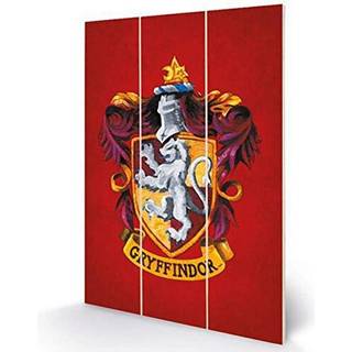 HARRY POTTER - Gryffindor Crest - Wood Print 20x29.5