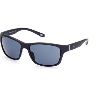 Skechers SE6117 Polarized 91V 58 Solbriller Mænd Blue - Matte Dark Blue - 58mm