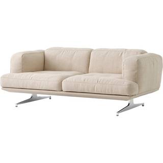 &Tradition Inland AV22 2-personers sofa Clay 0011/Poleret aluminium