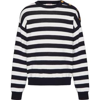 Valentino Striped cotton and wool sweater - multicoloured - EU 50