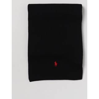 Polo Ralph Lauren Herren Schal schwarz Merinowolle