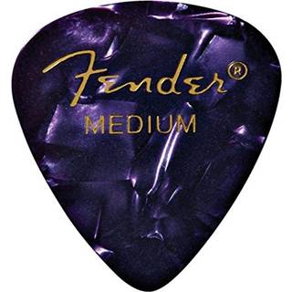 Fender Premium Celluloid Guitar Picks 351 Shape Purple Moto Medium 144-Pack