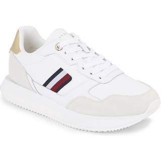 Tommy Hilfiger White Leather Women Sneakers