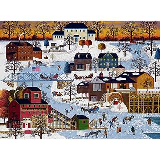 Buffalo Games - Charles Wysocki - Cider Brook Farms - 1000 Piece Jigsaw -puslespil til voksne, der udfordrer puslespil perfekt til spilaftener -