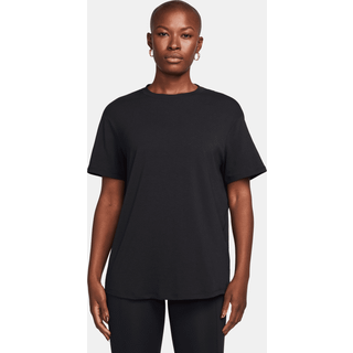 Kortærmet Nike One Relaxed Dri-FIT-trøje til kvinder - sort - S (EU 36-38)
