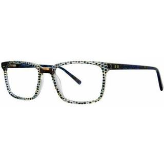 Jhane Barnes Colormap Blue Check 53 Briller Mænd Blue - Pattern Blue Check - 53mm