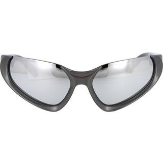 Balenciaga BB0202S 002 64 Solbriller Mænd Silver - Silver - 64mm