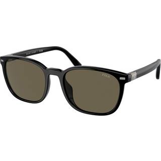 Polo Ralph Lauren Mand PH4208U 5001/3 Solbriller Injiceret Sort Brun Firkantet Normal