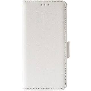 Doogee N40 Pro PU Litchi Læder Flip Cover m. Pung - Hvid