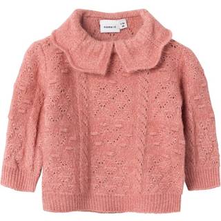 NAME IT Striktrøje Bemalie Ash Rose