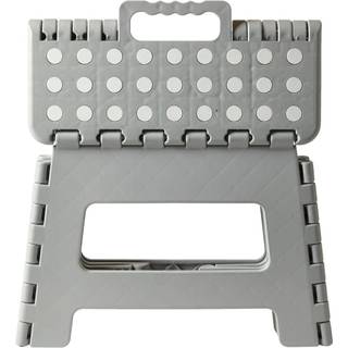 DACORE Foldbar skammel 29 x 22 x 39 cm - grå
