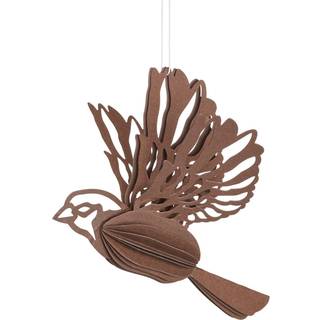 Paper Bird papirophæng 2-pak, coffee