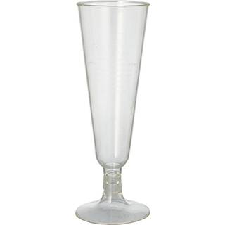 24 stk. Eksklusive champagneglas – krystalklare og bionedbrydelige