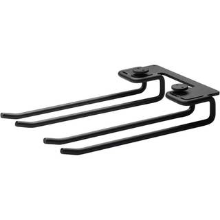 String Bøjlestativer Til Glas 20 Cm 2-pak e - Hylder Stål Sort - SHR20-13-2