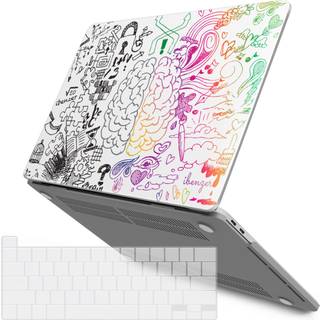 Ibenzer kompatibel med 2024 2023 M2 MacBook Pro 13 Inch Case 2024-2016 M1 A2338 A2289 A2251 A2159 A1989 A1706 A1708 Hard Shell Case & Keyboard Co
