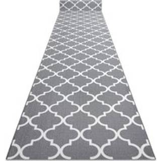 Gummibelægning 133 cm MAROKKANSK KLØVER grå TRELLIS 30352 133x110 cm