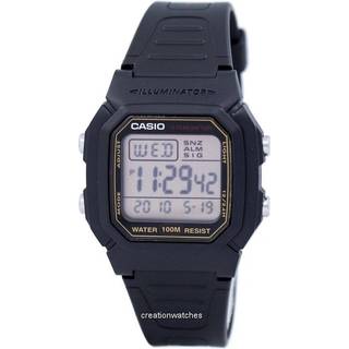 Casio ur W-800HG-9AVDF - Sort - Collection Retro Digital