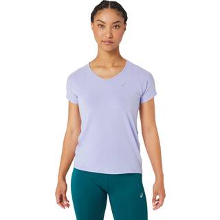 ASICS V-neck SS Top Dame M - Let, Svedtransporterende, Reflekterende - Løbetøj