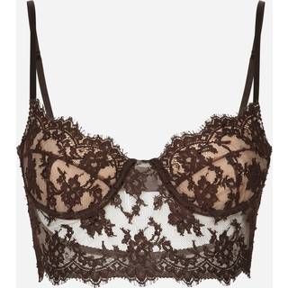 Dolce&Gabbana Lace bustier - brown - S