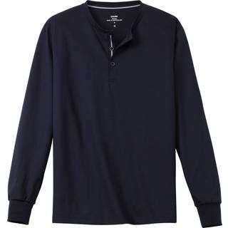 CALIDA Herren Longsleeve blau Baumwolle & Mix