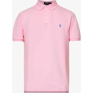 Polo Ralph Laurentil mænd. 710782592033 Lyserød poloshirt i piqué (XL), Casual, Pink, Bomuld, Korte ærmer