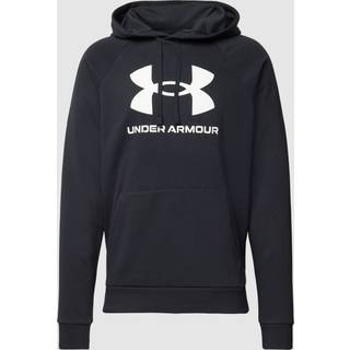Under Armour Rival Fleece Men's Logo Hoodie Black / White XL