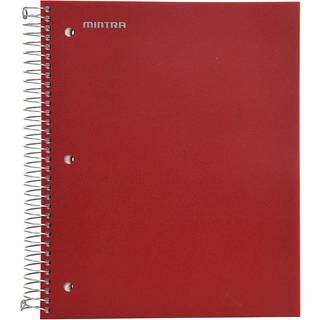 MINTRA OFFICE Holdbare spiral notebooks 5 Emne (Chili Oil College styrede 1PK)