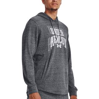 Sweatshirt med hætte Under Armour UA Rival Terry Graphic HD-GRY 1379766-012 Størrelse S