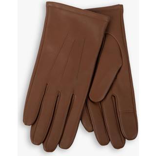 Totes Totes Brown 3 Point Smartouch Winter Leather Gloves