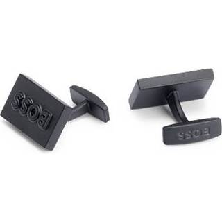 BOSS 50501879-001 Manschettenknöpfe Schwarz Rechteckig B-Blackboss