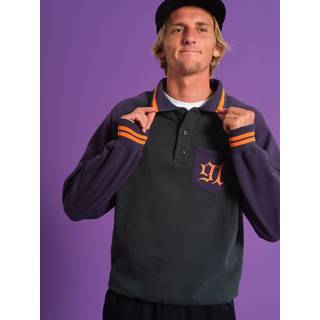 Volcom Fa Nando Von Arb Crew Half-Zip Sweater - XS - ponderosa pine