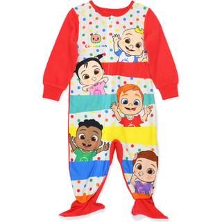 Cocomelon Toddler Infant Footed Blanket Sleeper Pyjamas (2T Red)