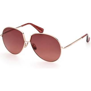 Max Mara MM0081 28F 60 Solbriller Kvinder Guld - Shiny Rose Gold - 60mm