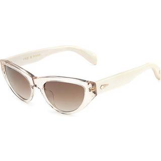 Rag & Bone RNB1062/S 10A/HA 54 Solbriller Kvinder Brun - Transparent Beige - 54mm