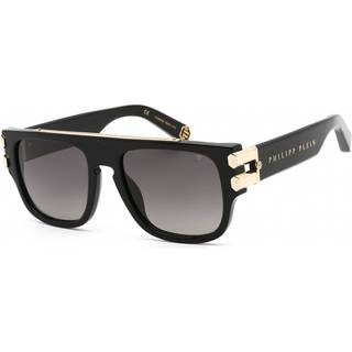 Philipp Plein SPP011M 700P 55 Solbriller Mænd Black - Shiny Black - 55mm