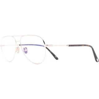 TOM FORD Mand FT5829-B 28 Optiske stel Metal Guld Pilot Normal