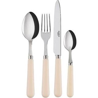 Sabre Bestiksæt 4 Dele Pop Unis Ivory Paris - Bestiksæt Rustfrit Stål Elfenben - 0543-033-0002