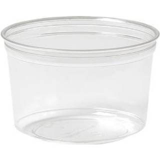 DUNI Crystal Deli Skål rPET 116x116x75 mm 500 ml Transparent 350 stk (177067)
