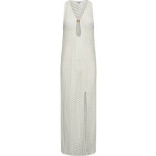 Ganni Lace maxi dress - white - L