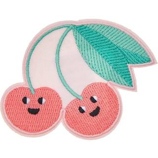 Patch Doppelkirsche zum Aufbügeln 6,9x5,3cm