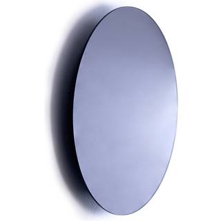 LED-spejl Ring L, Ø 39 cm, glas, varmhvid