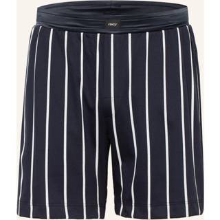 Mey Herren Shorts blau Baumwolle & Mix Gestreift