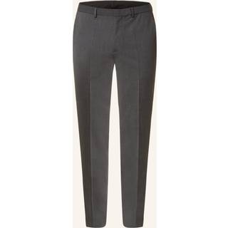 HUGO Herren Hose grau meliert Slim Fit