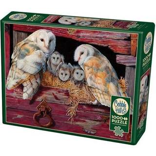 Cobble Hill Barn Owls 1000 Piece Jigsaw Puzzle