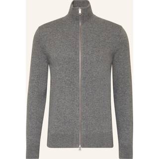 Marc O'Polo Herren Cardigan grau unifarben